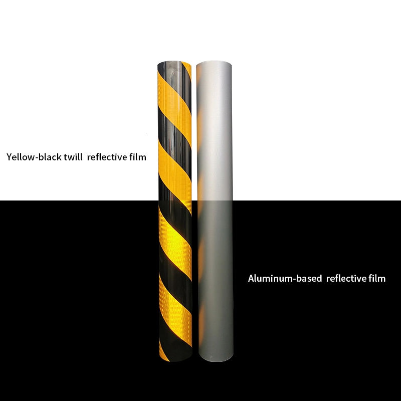 Self Adhesive Stripe Warning 3m Traffic Safety Reflective Film Road Sign