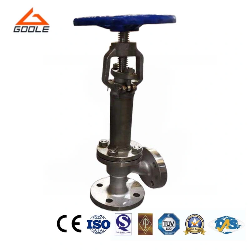 Cryogenic Angle Type Forged Globe Valve (GADJ44H)