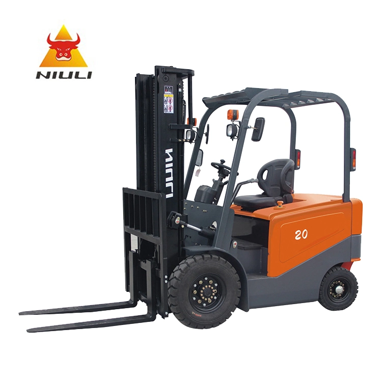 Niuli 48V Battery Operated 2 Ton 2000kg Electric Forklift Truck