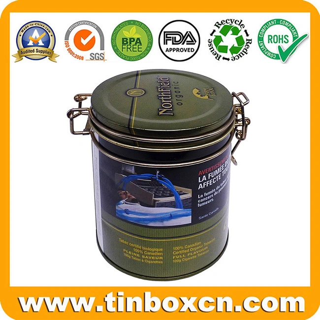 Round Tin Coffee Metal Can with Food Grade, Coffee Tin