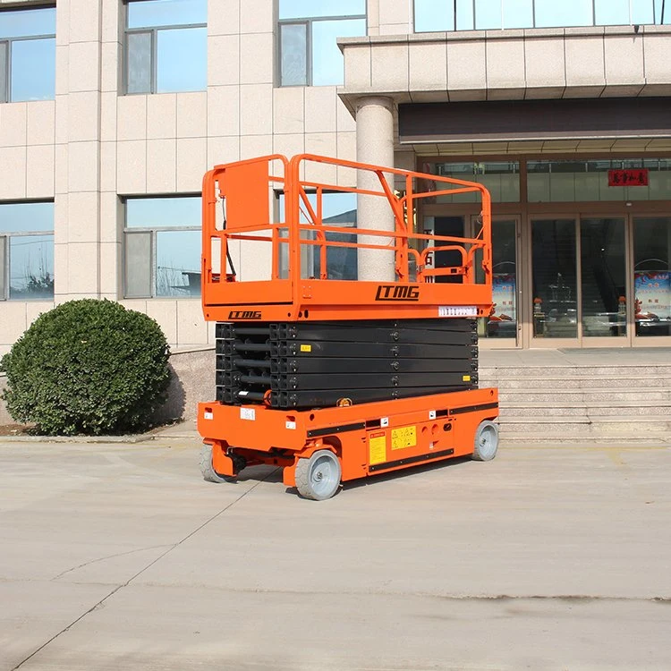 Self-Propelled Manlift Price Platform Lifts Electric Small Scissor Lift with Good Service