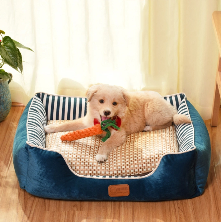 Pet Furniture Wholesale/Supplier Fabric Dog Bed Removable and Washabl Pets Bed for Small Medium Large Dog