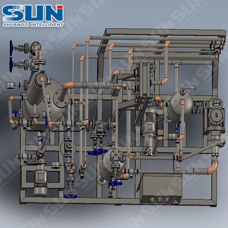 Lab Small Evaporation Equipment/Single Effect Falling Film Evaporator for Easy Operation