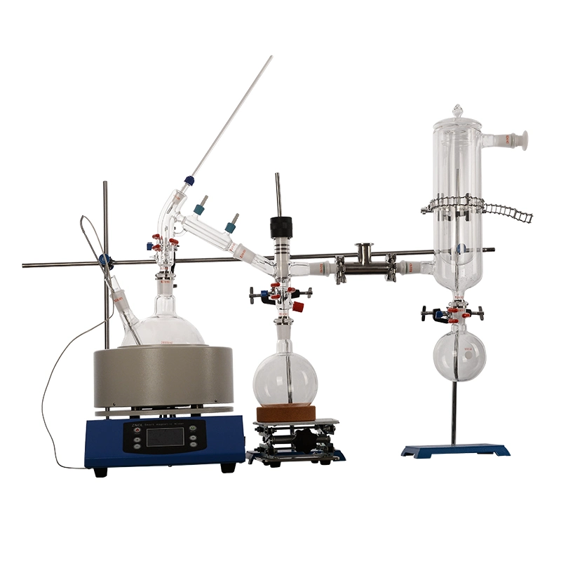 Destilación completas llave en mano de camino corto de corto alcance de la destilación molecular Precio