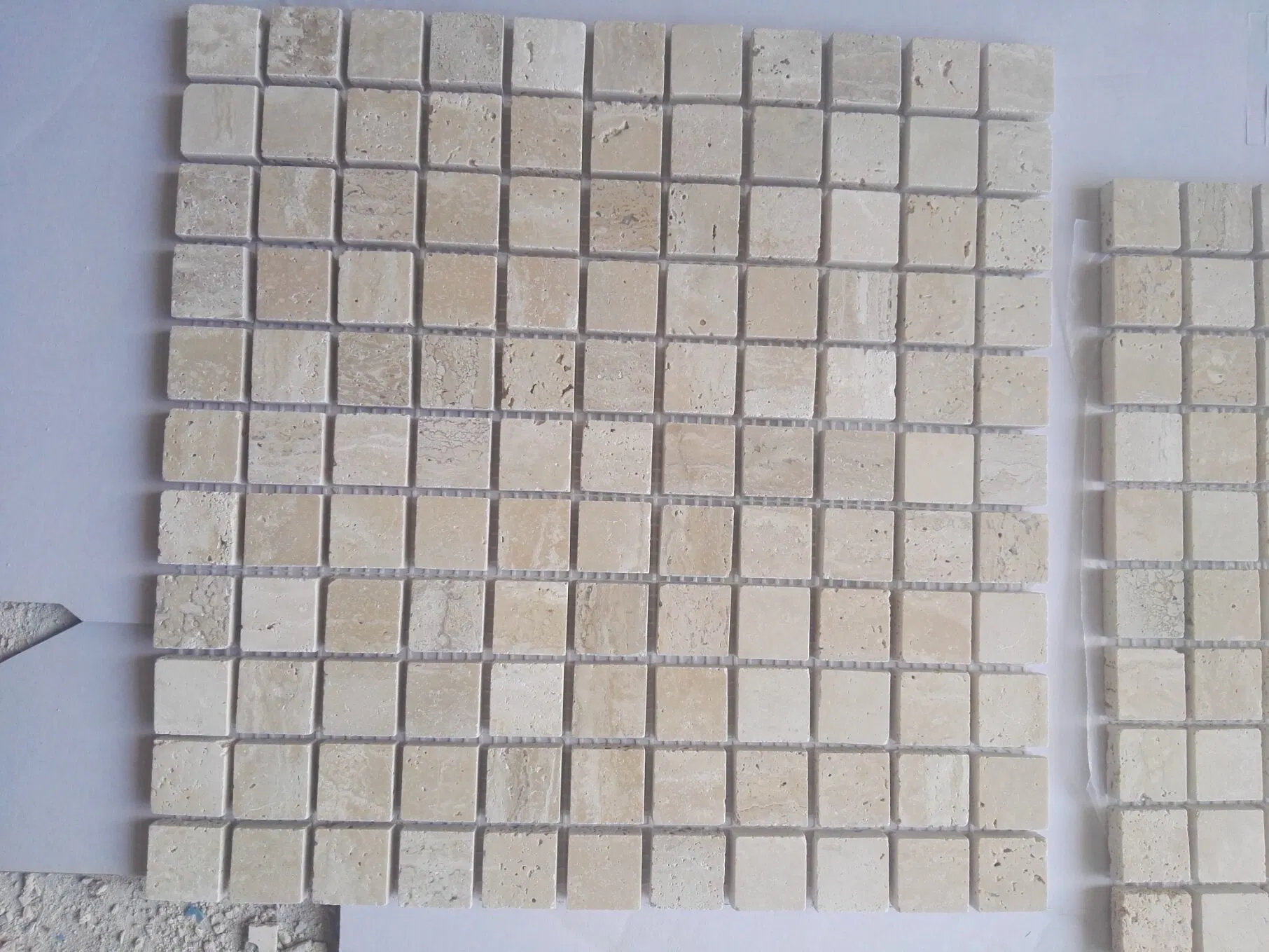 Beige Travertine Stone Marble Mosaic for Exterior