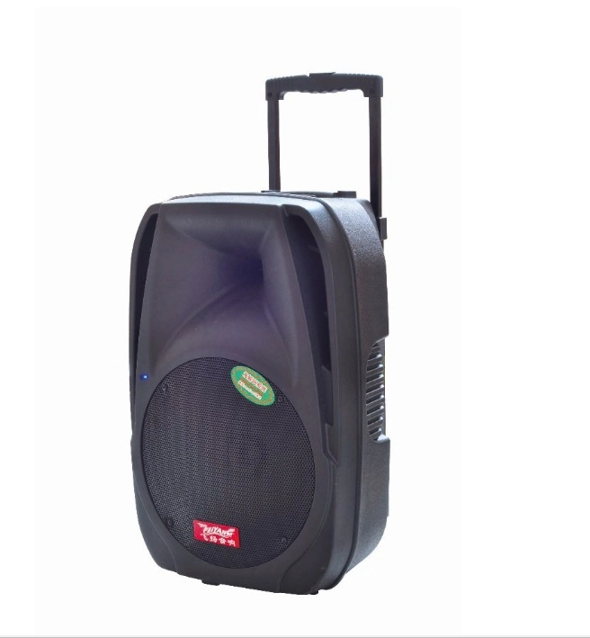 Rechargeable Battery Speaker Box with USB/SD Bluetooth Wireless Microphones (F18)