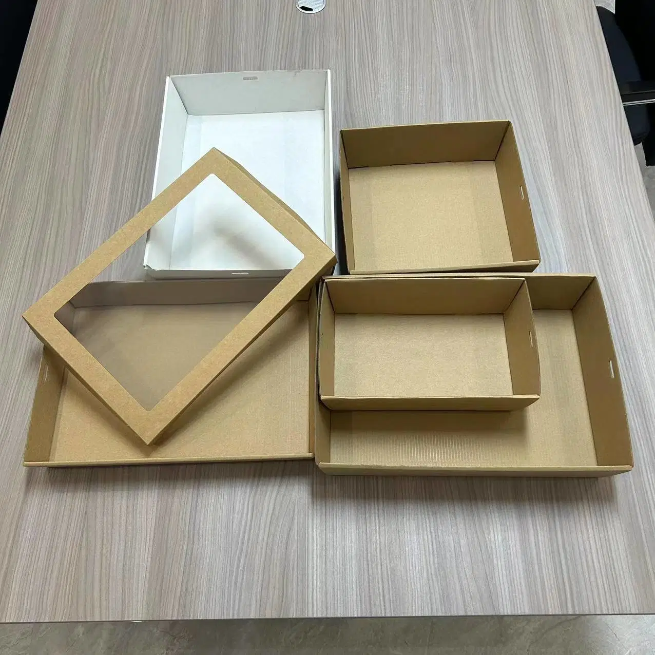 Biodegradable Corrugated Cardboard Outdoor Picnic Food Box