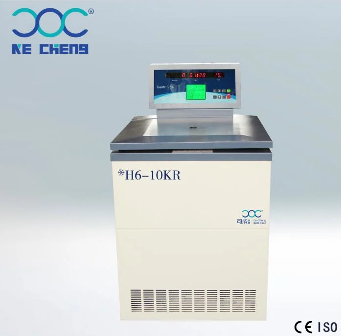 H6-10kr Scientific Lab Equipment Brushless Motor Clinical Centrifuge with Adapters