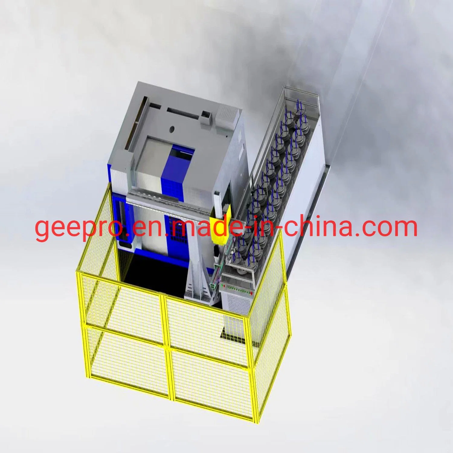 G400 6 Axis CNC Gear Hobbing Machine with Automation Ring Loader