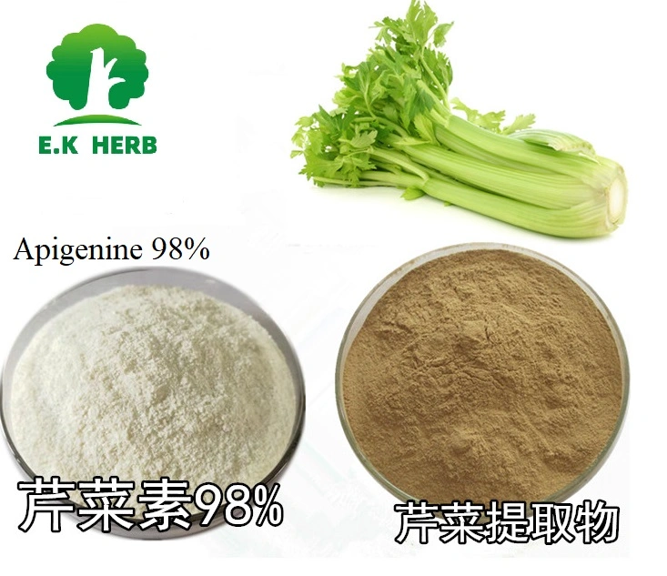 E. K Herb Plant Extract Factory Wholesale Hot Selling High Quality Food Grade Apigenin Inhibits Cell Aging Apigenin5%-99% CAS 520-36-5