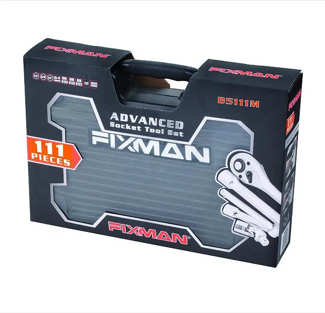 Chave de boca Fixman 1/4" Kit de ferramentas manuais mecânicas para utilização doméstica chave de caixa Definir