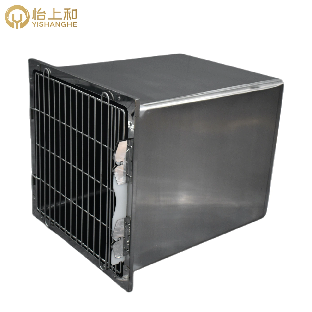 Cage de lapin en acier vétérinaire autre oiseau rond en acier inoxydable PET Cages