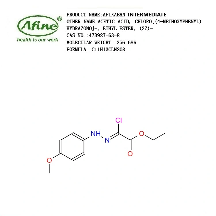 CAS 473927-63-8 Ethyl (2Z) -Chlor[ (4-methoxyphenyl) Hydrazono]ethanoat / Apixaban Intermediate