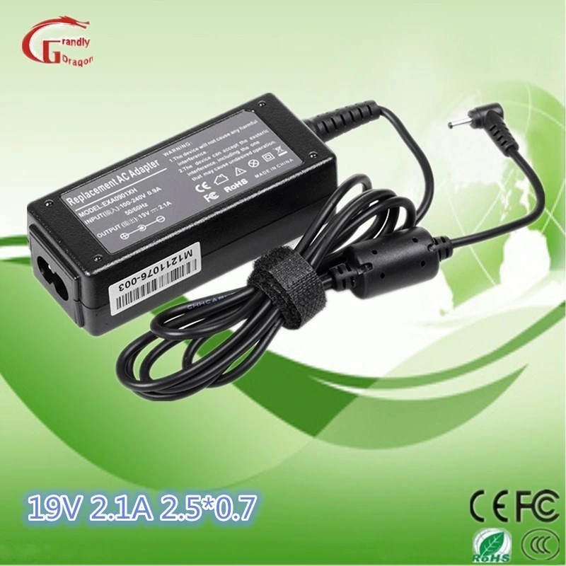 19V 2.1A 2.5*0.7 Mini Laptop cargadores para portátiles adaptadores de CA/Samsung Asus Acer NETBOOK/