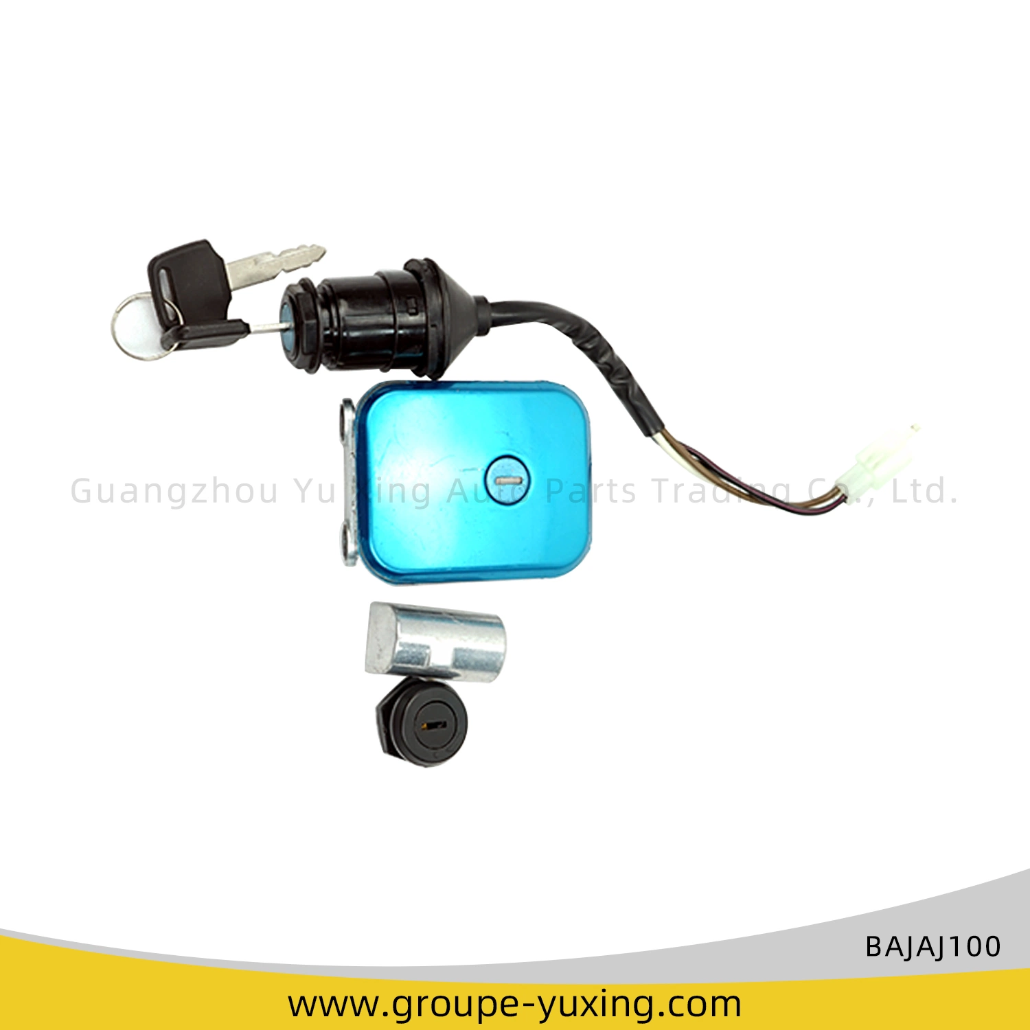 Motorcycle Spare Parts Ignition Switch Lock Set for Bajaj100