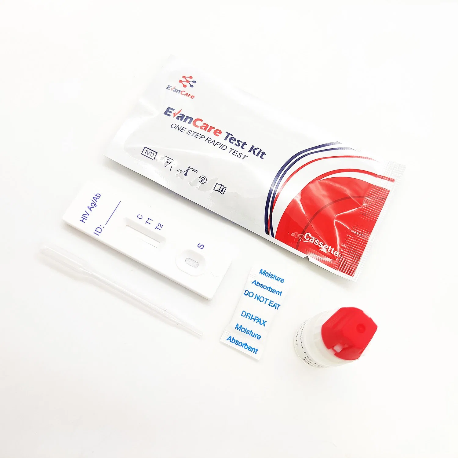 Factory Price Accept Custom HIV Self Test Kit Carefully Withdraw The Plasma Into Accurate Rapid Test