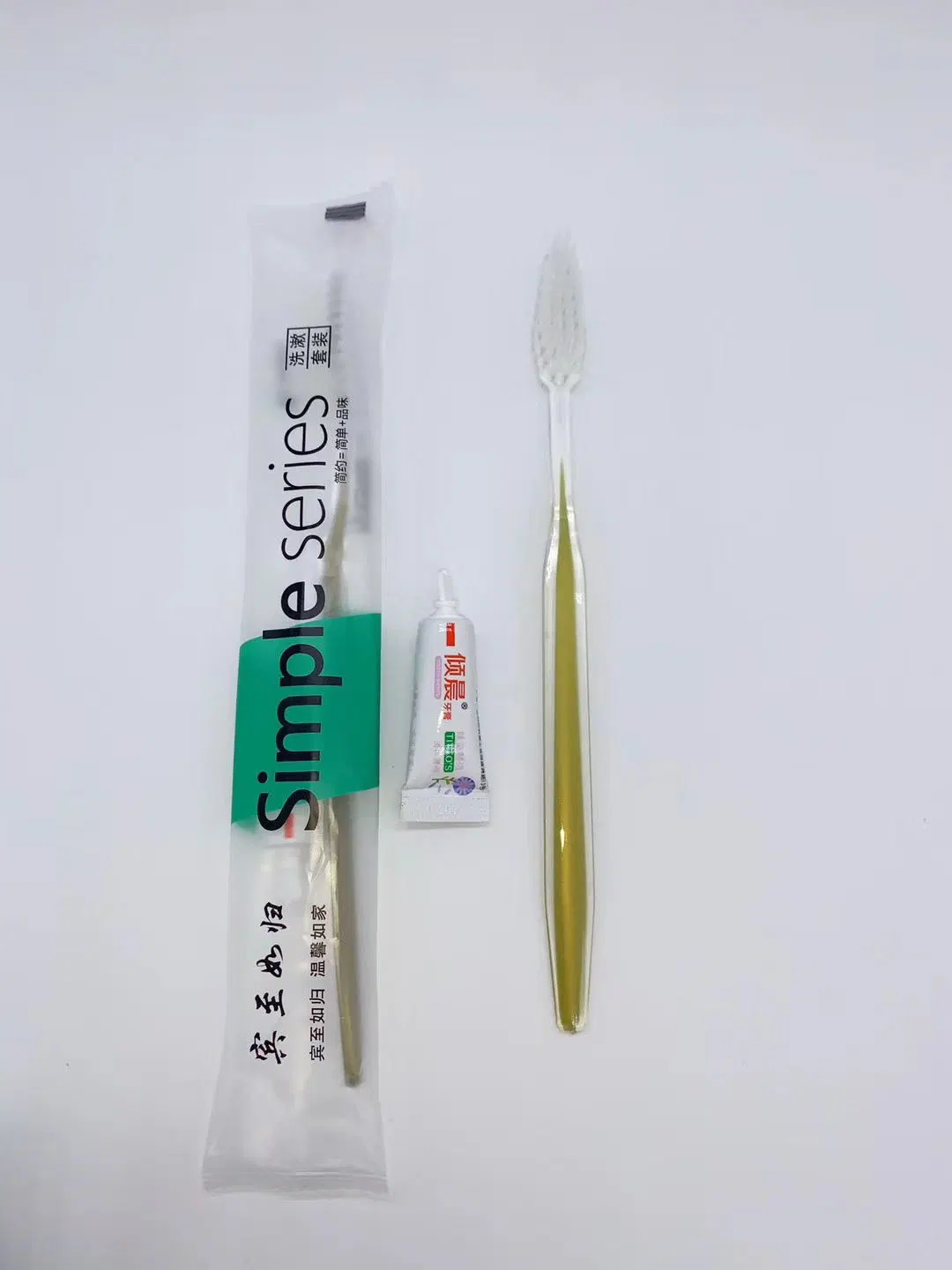 Disposable Toothbrush for Hotel Room Using with Dental Kit