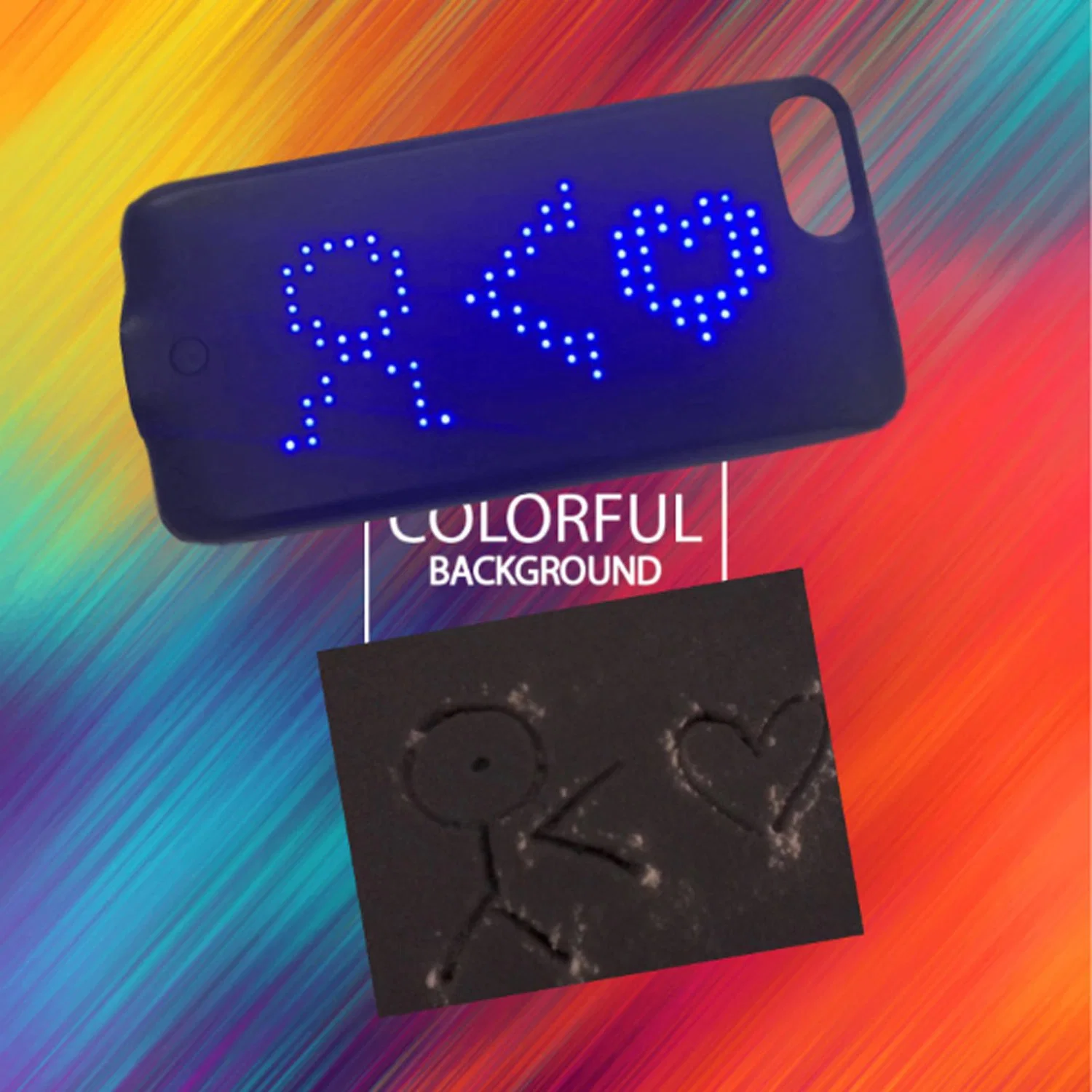 Bluetooth Control LED Phone Cover