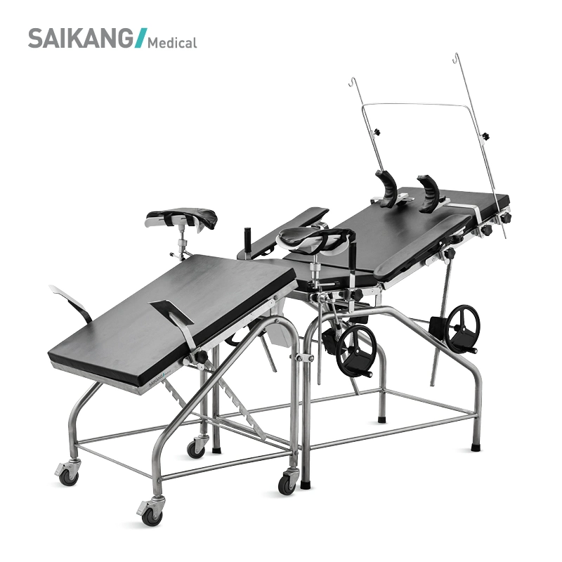 A046 Manual Multi-Functional Gynaecology Obstetric Operation Table