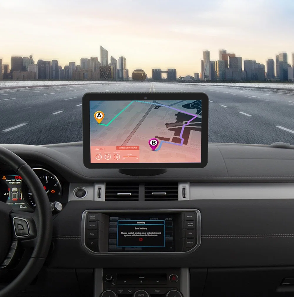 Портативный 7-дюймовый Android магнитный автомобиль GPS AGPS Навигация Планшетный ПК с системой магнитного крепления