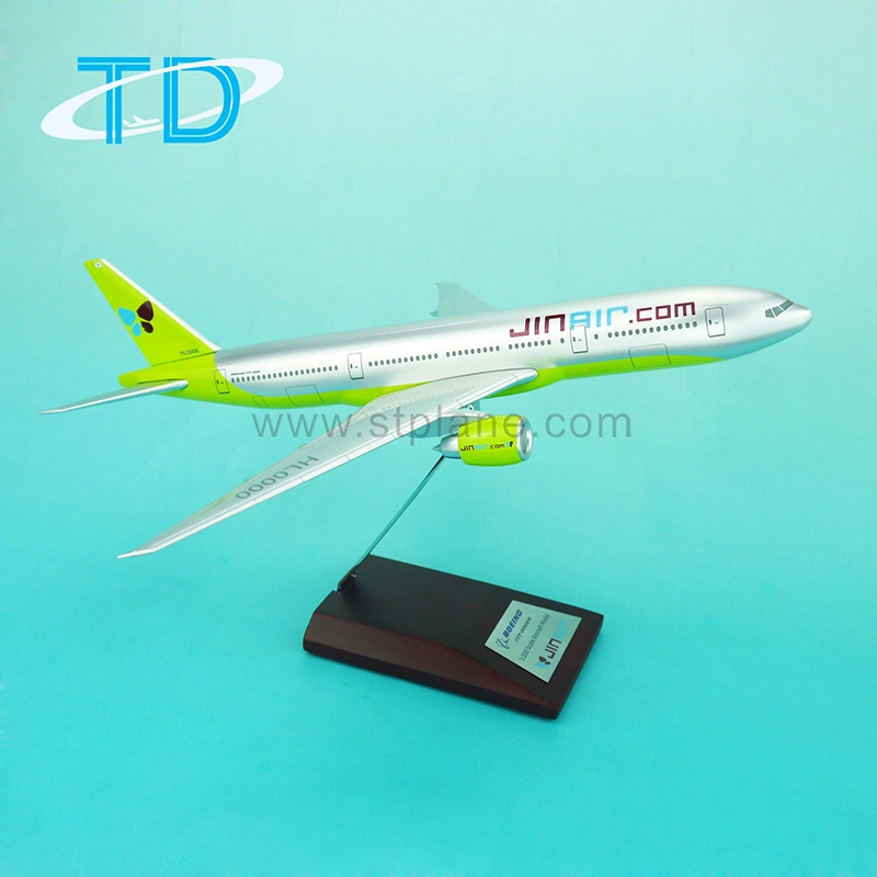 B777-200 1/200 32cm Jin Air Scale Decorative Airplane Model