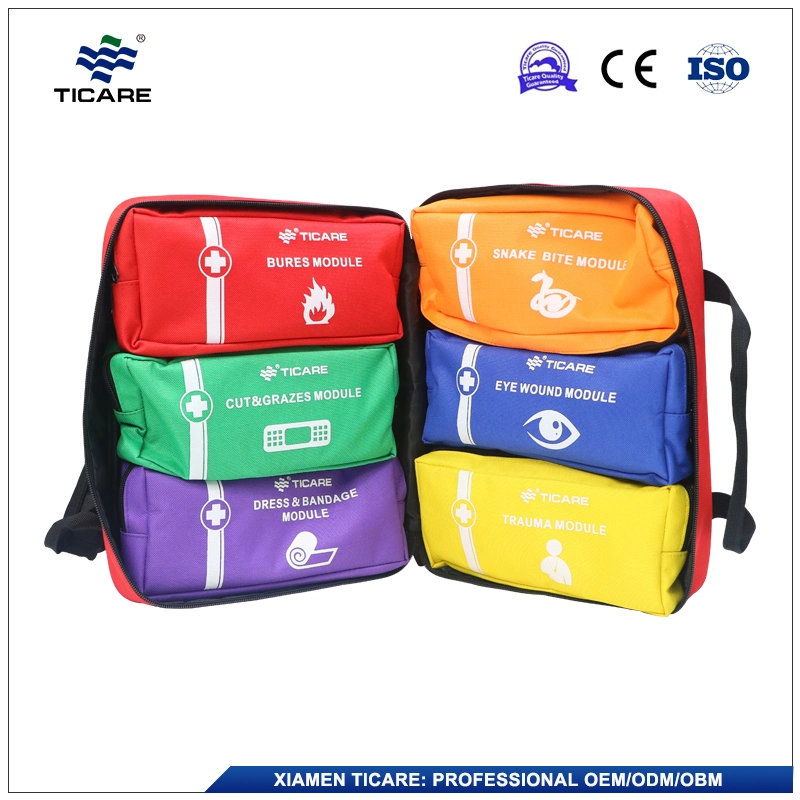 Multi Purpose 6-in-1 First Aid Kit with 6 Independent Detachable Modules