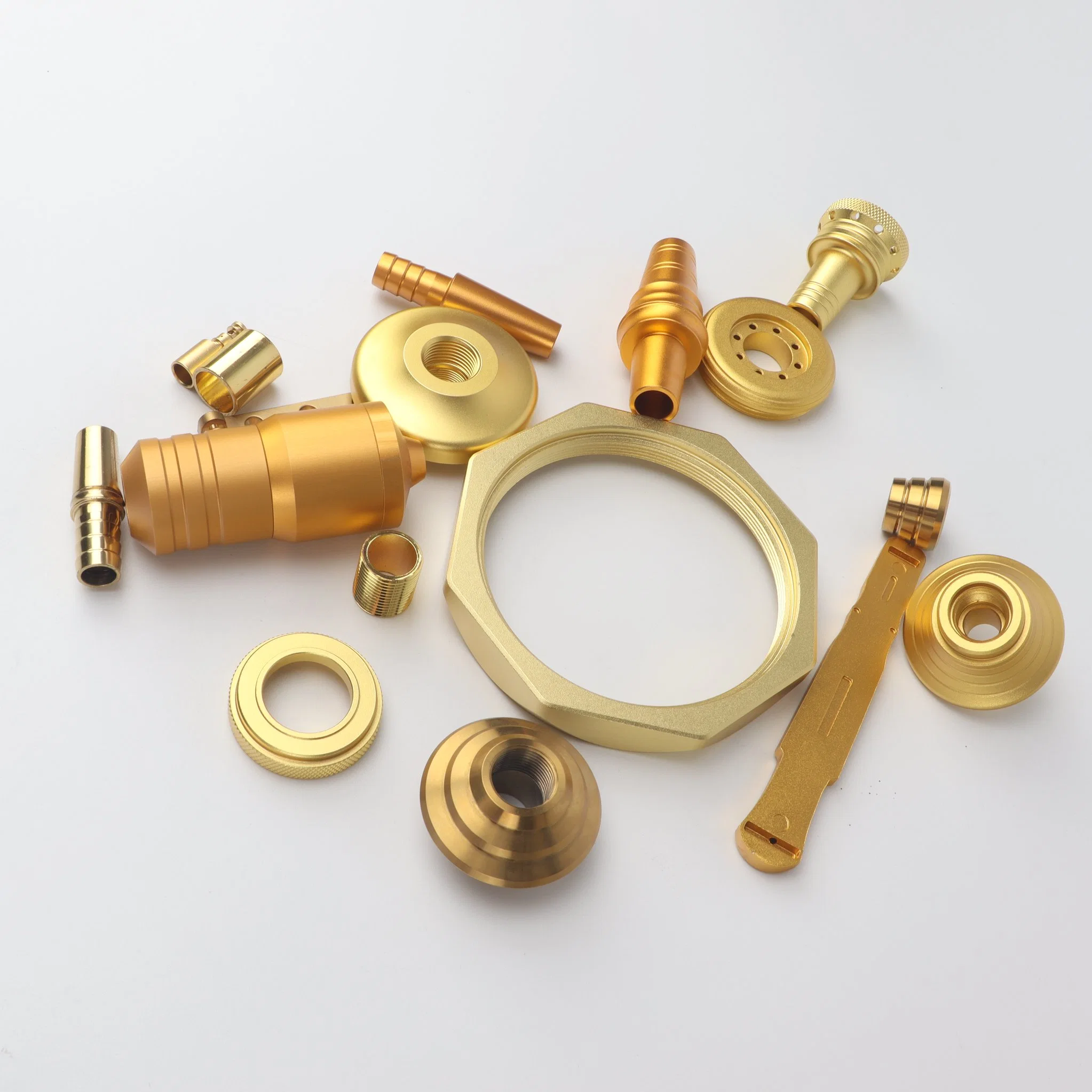 Custom Brass Aluminium Steel Parts CNC Lathe Machined Motorcycle Accessories