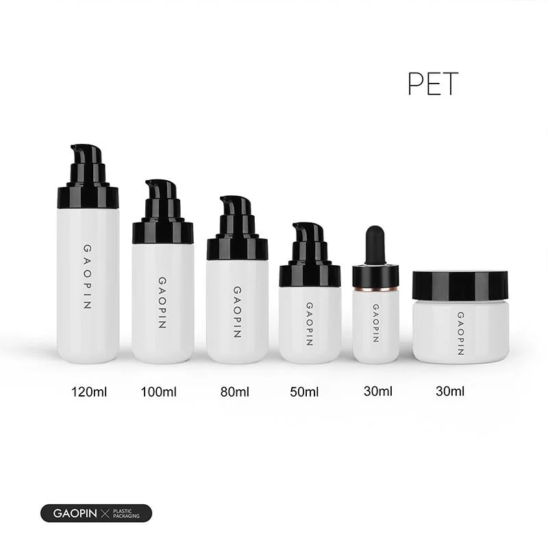 Wholesale/Supplier Cosmetic Plastic Empty Lotion Bottle 25ml 50ml 80ml 100ml Pet Skincare Packaging