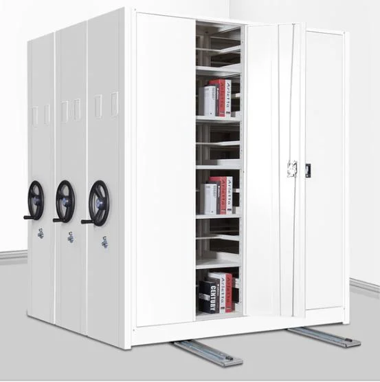 Steel Mobile Shelving Library Furniture Movable Compact Storage System