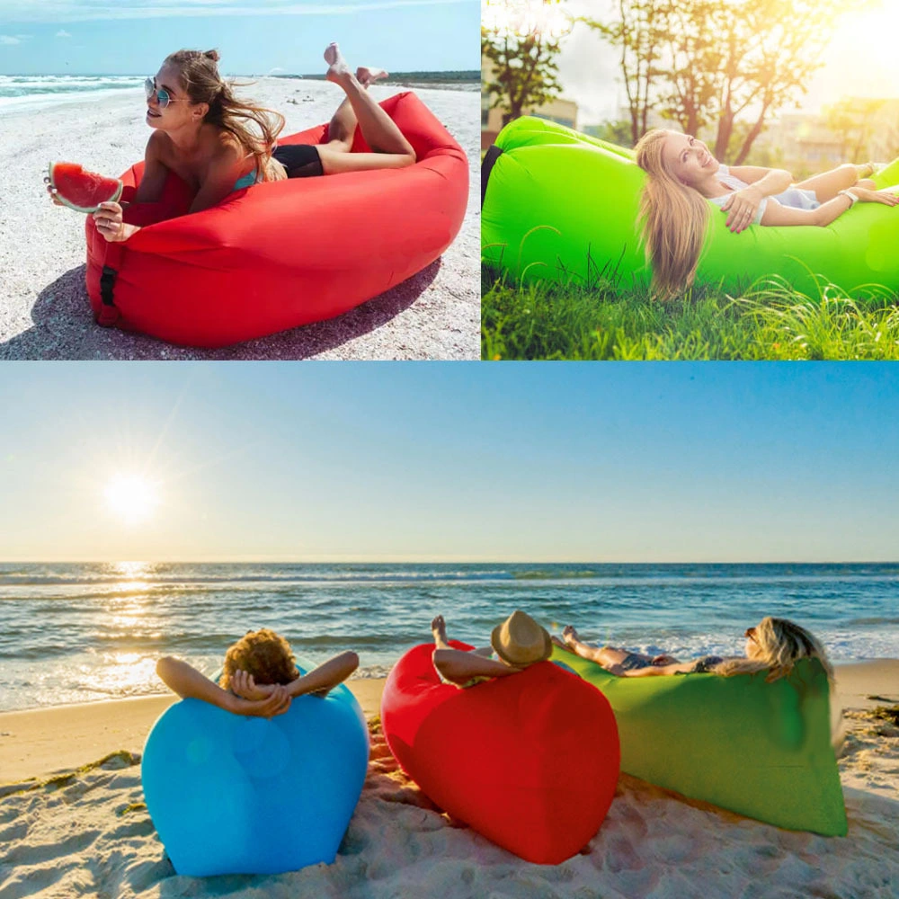 Portable Inflatable Bed Travel Beach Air Sofa Inflatable Sofa Outdoor