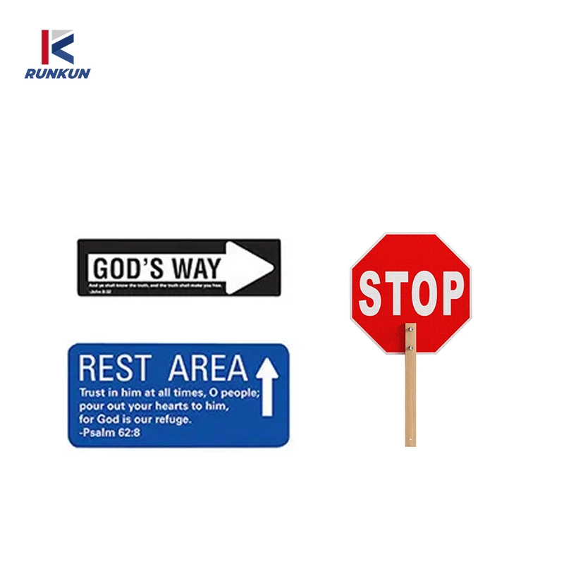 Customized Traffic Sign Slow/Stop/Parking Signs with High Reflective Sheet