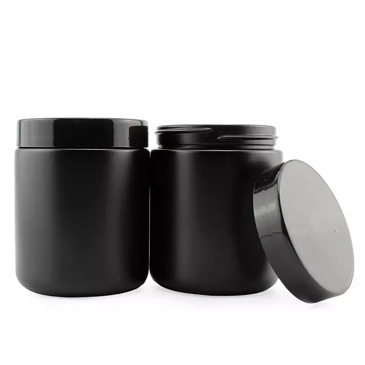 Fabricant vide personnalisée 4zo 8oz 9oz 10oz 16oz Bougie en verre noir des bocaux