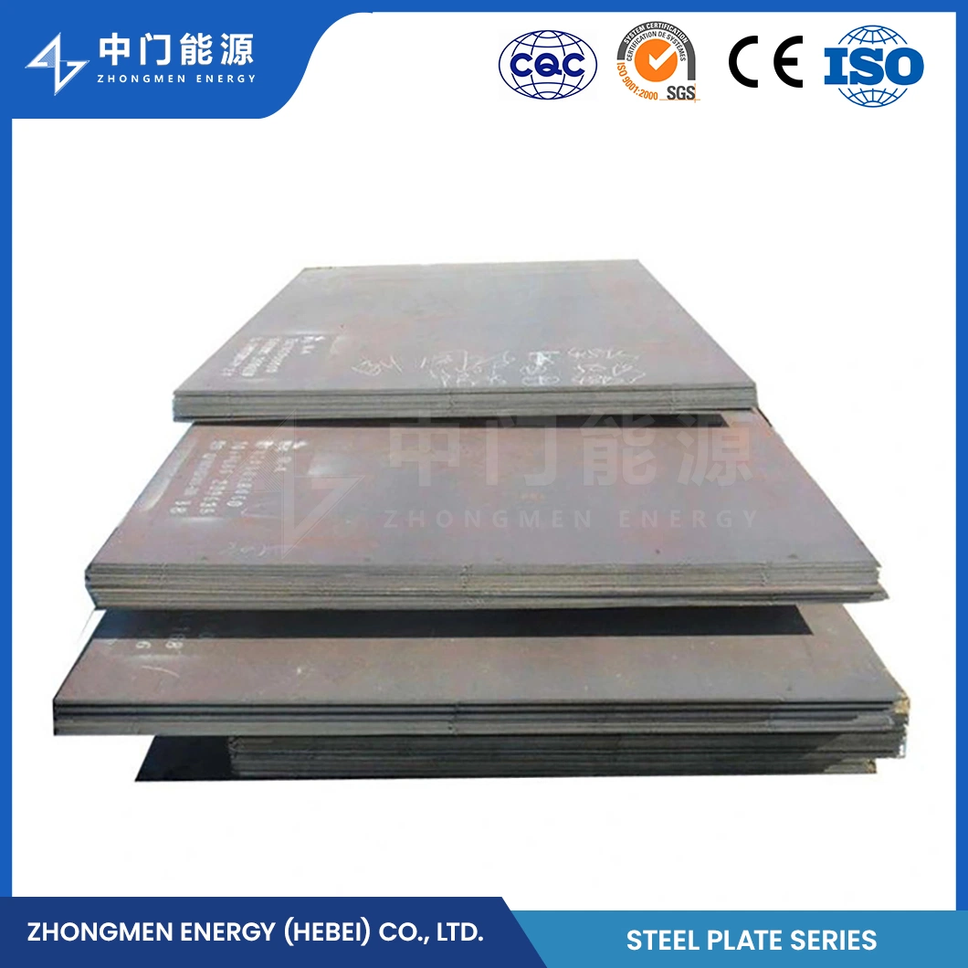 Zhongmen Energy Super Mirror Gold Stainless Steel Sheet Plate China Ss400 Q355. Carbon Steel Plates Hot Rolled Low Alloy Structural Steel Flat Rolled Plate