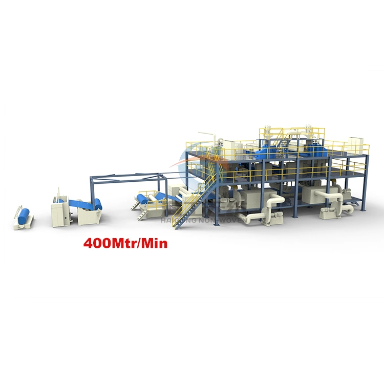 High Quality Nonwoven Fabric Cloth Produce Line Melt Blown Cloth Cutting Machine