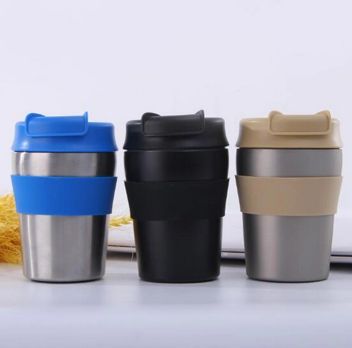 Portable Car Double Layer Stainless Steel Thermos Mug