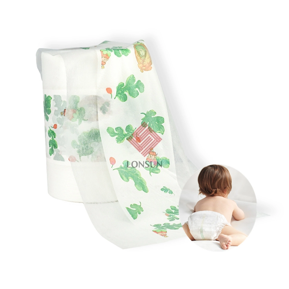 Color Printing Pull up Diaper Film Laminate with Nonwoven Fabric Baby Diaper Backsheet