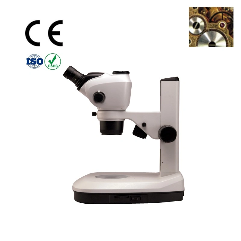 Microscope stéréo portable avec zoom RoHS et monture C.