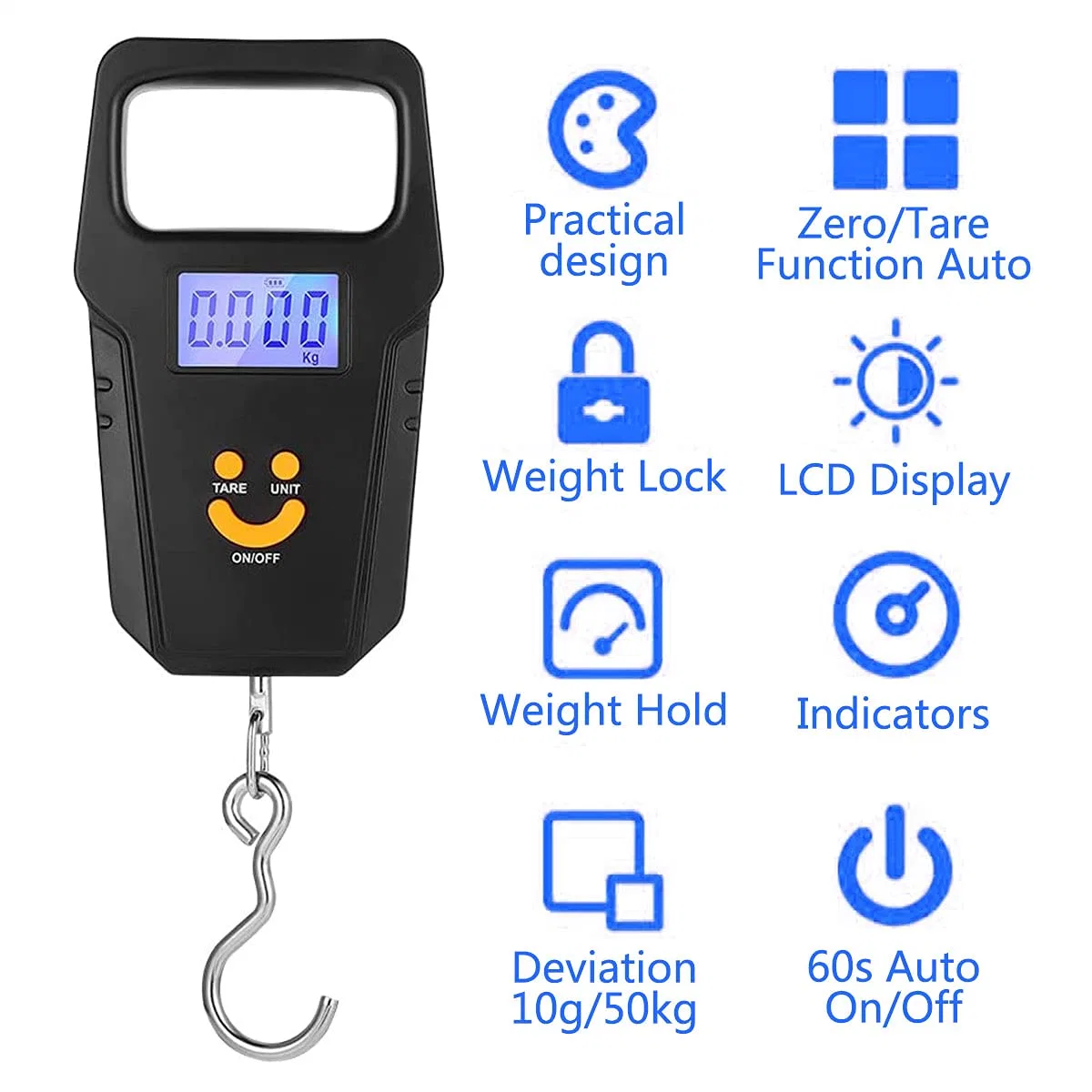 Hot Sale Portable Crane Hook Hanging Scale 20kg