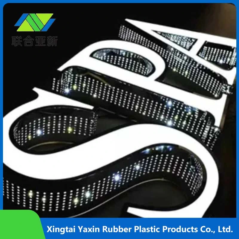 2023 High quality/High cost performance  Indoor Outdoor Metal Letter Sign Outdoor LED Metal Signage Color Steel Edging Advertising Letter
