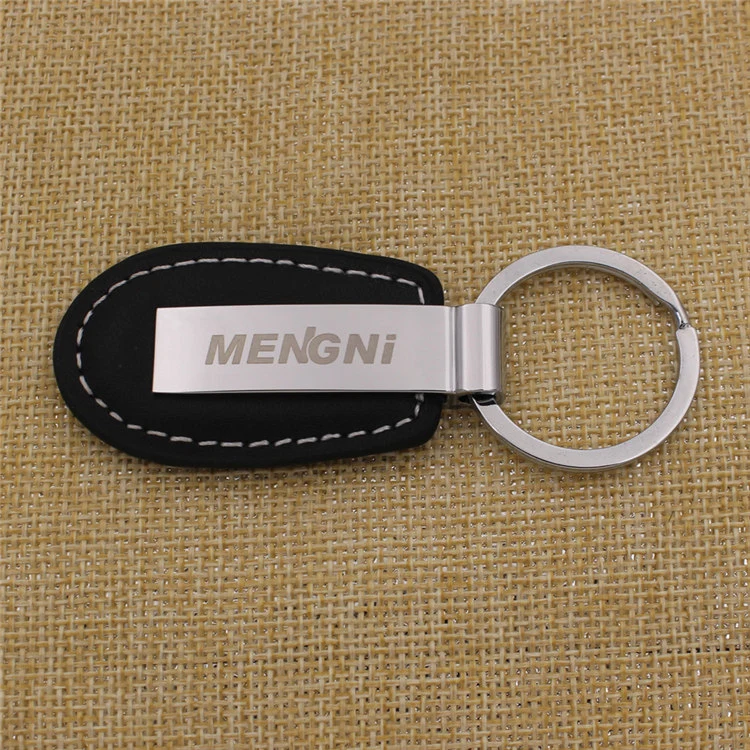 Customized Promotional Gifts Metal PU Keychain/Leather Keychain