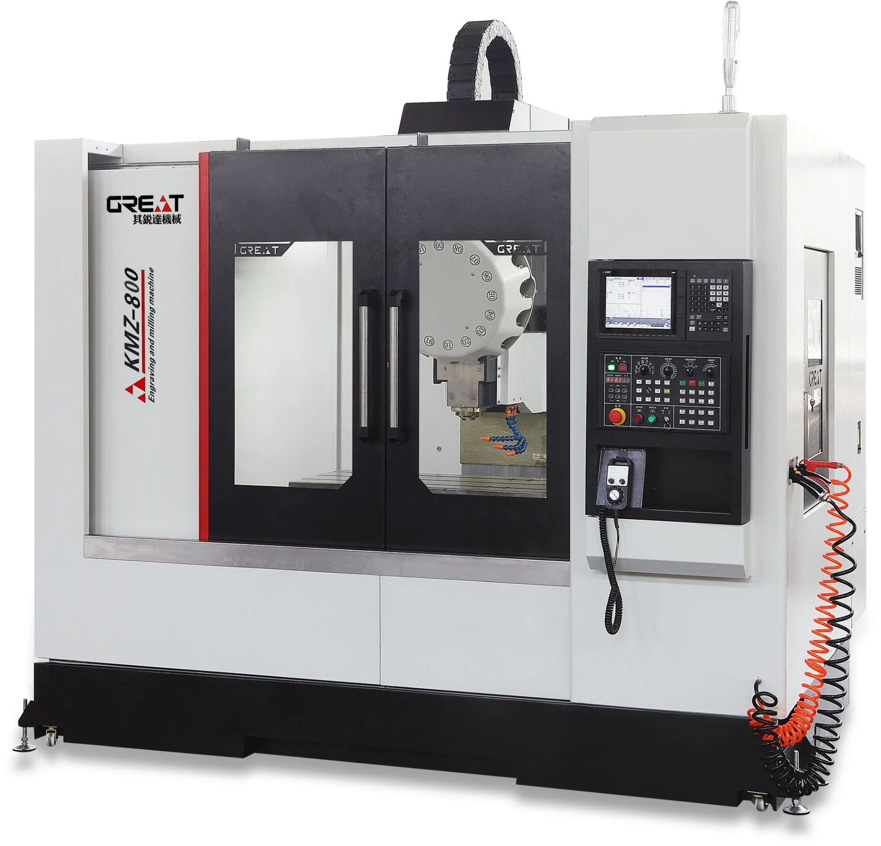 Máquina CNC Kmr-2518 para gravação e fresagem de ferramentas de máquinas Longmen.