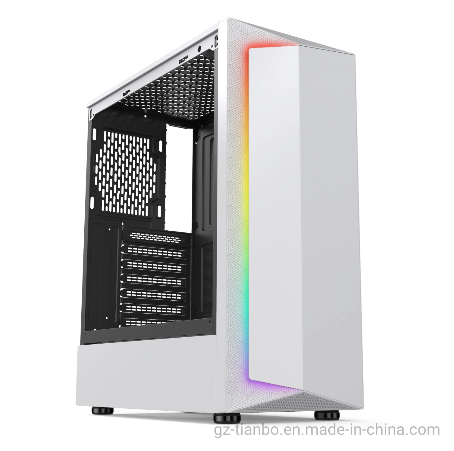 China Supplier White Color Gaming Personal Computer ATX Case