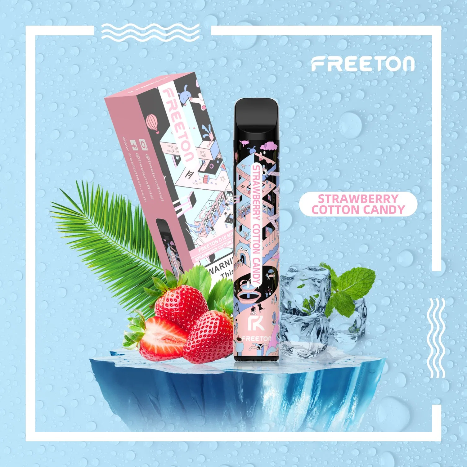 10 sabores 600 Puffs Freeton Disposable/Chargeable vape electrónico de buena calidad