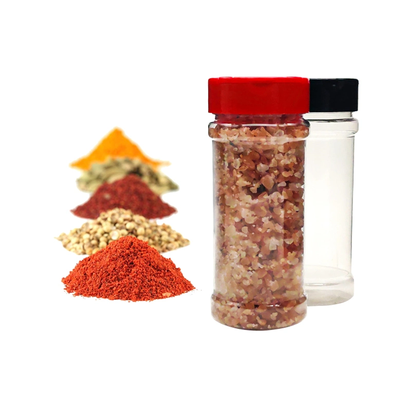 8oz Pet Plastic Spice Bottle Seasoning Container with Shaker Lid