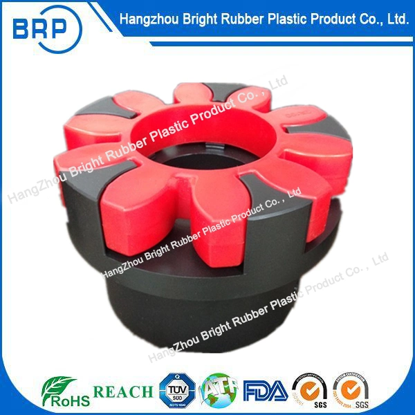 Gr PU Rubber Elastic Spider / Shaft Rubber Flexible Coupling