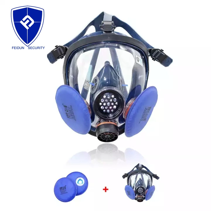 Nmshield Rubber Dustproof Chemical Acid Gas Resistant Full Mask