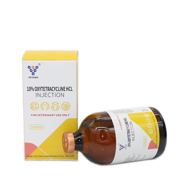 China Fabricantes suministro 10% Oxytetracycline Injection Mayoreo Oxytetracycline 10 Veterinary