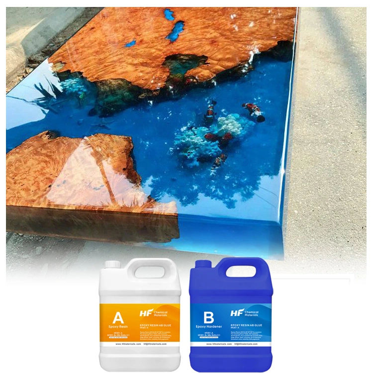 Heat Resistance Bar Top Liquid Epoxy Resin Wood Coating