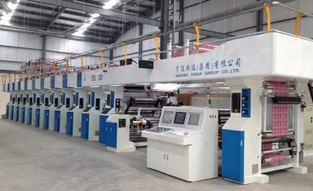 Rotogravure Printing Machine with Electronic Shaft Drive of 200m/Min