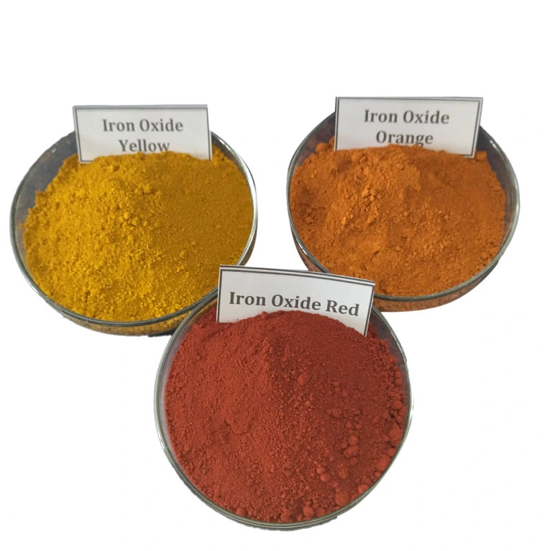 Iron Oxide Red/Yellow/Black/Green Iron Oxide Pigment for Brick Concrete Pigment